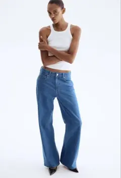 H&M ♡ ワイドハイウェストデニムのサムネイル