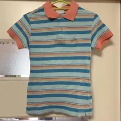 【4月末までの出品】 LACOSTE 古着 ポロシャツ マルチボーダー y2k