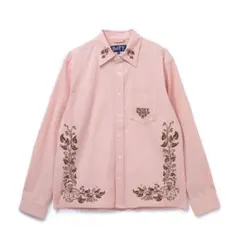 BoTT / EMBROIDERED SEERSUCKER SHIRT ピンクのサムネイル