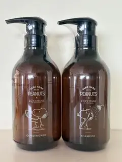 ロクシタン　ノベルティ SNOOPYスプリング　ヘアケアレフィルボトルセット