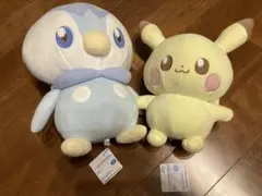ポケピース めちゃもふぐっとぬいぐるみ ピカチュウ&ポッチャマ　セット