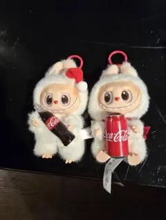 【正規品】POP MART Coca-Cola ラブブぬいぐるみ 2体セット