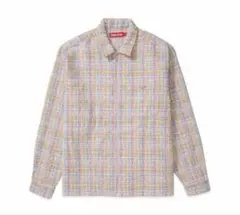 2026年最新】supreme Boucle Zip Up Shirt blueの人気アイテム - メルカリ