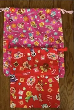 アンパンマン　巾着袋２点セット