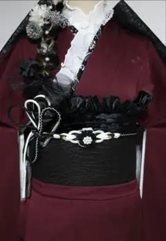 ワインレッド 振袖 8点セット