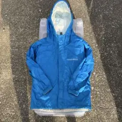 mont-bell レインジャケット サイズ130 青