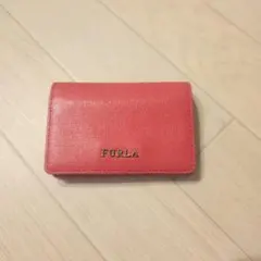 FURLA 名刺入れ カードケース レッド