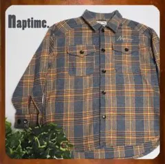 naptime チェックシャツ Naptime.2020 F/W》﻿ ﻿ Men's(身長. 177cm)﻿ ◇チェック SHIRTS-RED