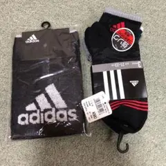 アディダス　ハンドタオル&ソックス3セット　21〜23㎝
