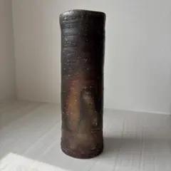 焼物　花器 筒型 華道 古道具 和風