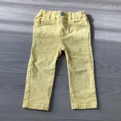 Bebe イエロー パンツ　80センチ