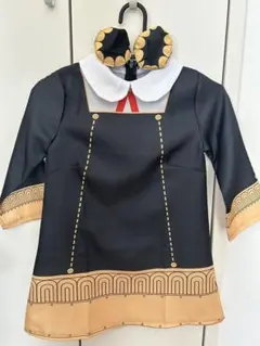 スパイファミリー アーニャ風 女の子 子供 コスプレ ワンピース 仮装 110