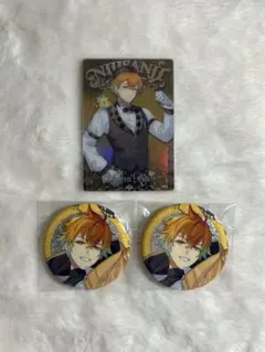 宇佐美リト　にじさんじ　8周年　缶バッジ　カード　ウエハース　Vtuber