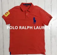 POLO RALPH LAUREN レッド系M カスタムフィット ポロシャツ