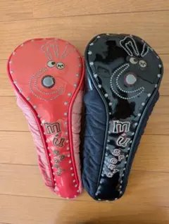 難ありMUSPORTS 赤黒 ヘッドカバー