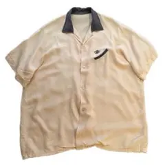 珍品 USA製 50s~ 2tone Vintage Rayon Shirt