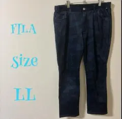 FILA ロゴプリント パンツ LLサイズ　防寒