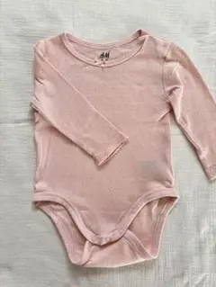 H&M 花柄ロンパース 長袖 60