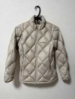 [えむ様専用]mont-bell Sサイズ ベージュ ダウンジャケット
