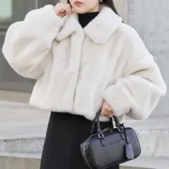 【本日発送】chico ファーショートジャケット　コート