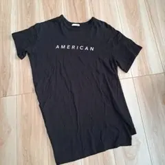 상태좋음 GYDA ジェイダ 半袖 Tシャツ ブラック AMERICAN ロゴ