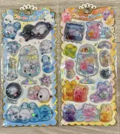 【正規品】 キラキラウォーターインシール 2枚セット クラックス