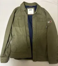 TOMMY JEANS ミリタリージャケット L オリーブ