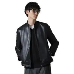 定価2万5千！ナノユニバース シングルライダース ブラック ライダースジャケット
