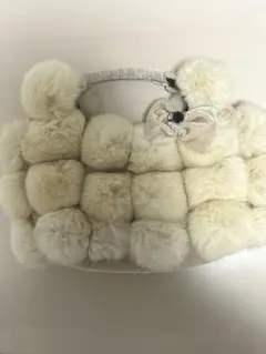 ラビットファーバッグ　最終価格　来月処分