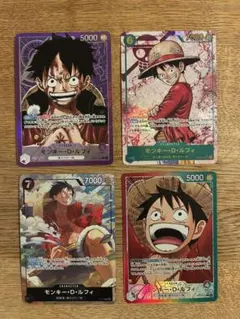 ルフィ　シークレットパラレル　リーダーパラレル　プロモ　まとめ売り