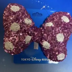 東京ディズニーリゾート ミニー ヘアポニー スパンコール　ピンクのサムネイル