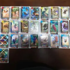 ムシキング わざカード キラキラ加工 22枚