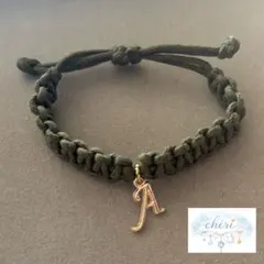 編み込みブレスレット(ゴールドA)