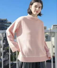 niko and... パイピングタートルプルオーバー ピンク