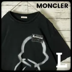 モンクレール×フラグメント コラボ マグリア スプレー Tシャツ L