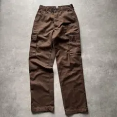 ユーロ　古着　パンツ　ブラウン　古着　一点もの　Y2K カーゴ　ペインター