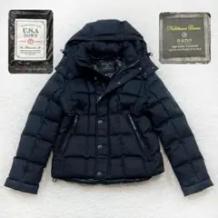 ナノユニバース×東京西川×USAダウン ダウンジャケット ダブルジップ 黒 Ｓ