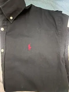 ポロ ラルフローレン オックスフォード シャツ ブラック