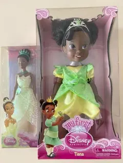 ティアナのフィギュア　3体　ディズニー　プリンセスと魔法のキス　オマケ付き