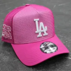 NEW ERA LA ドジャース メッシュキャップ 海外モデル ピンク