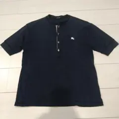 か*く様 BURBERRY BLACK LABEL ヘンリーネック Tシャツ ブ