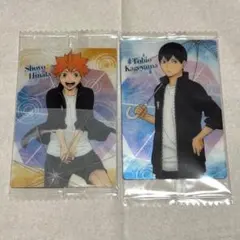 ハイキュー ウエハースカード 日向翔陽・影山飛雄