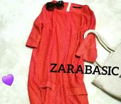 【極美品】ZARABASIC　ビタミンカラーのチュニックワンピースのサムネイル