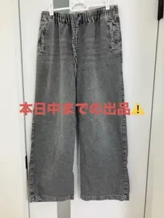 cocaコカデニムイージーパンツ グレー