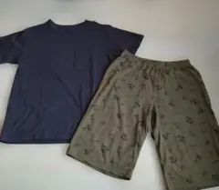 ユニクロ エアリズム コットンブレンドセット 160 半袖　ルームウェア②