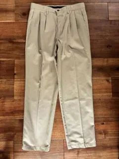 【90s 初期タグ】DOCKERS ツータックチノ ベージュ W34L32
