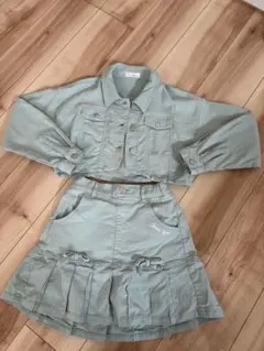 美品♡JENNI love ジャケット&スカート　セットアップ ミントグリーン