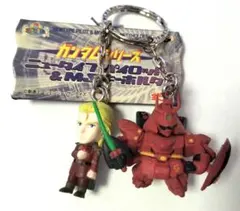 レア 機動戦士ガンダム 逆襲のシャア シャア・アズナブル＆MSサザビーキーホルダのサムネイル
