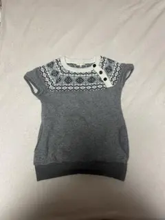 HusHusH ニット 半袖 ノルディック柄のサムネイル