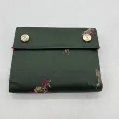 グリーン 折り財布